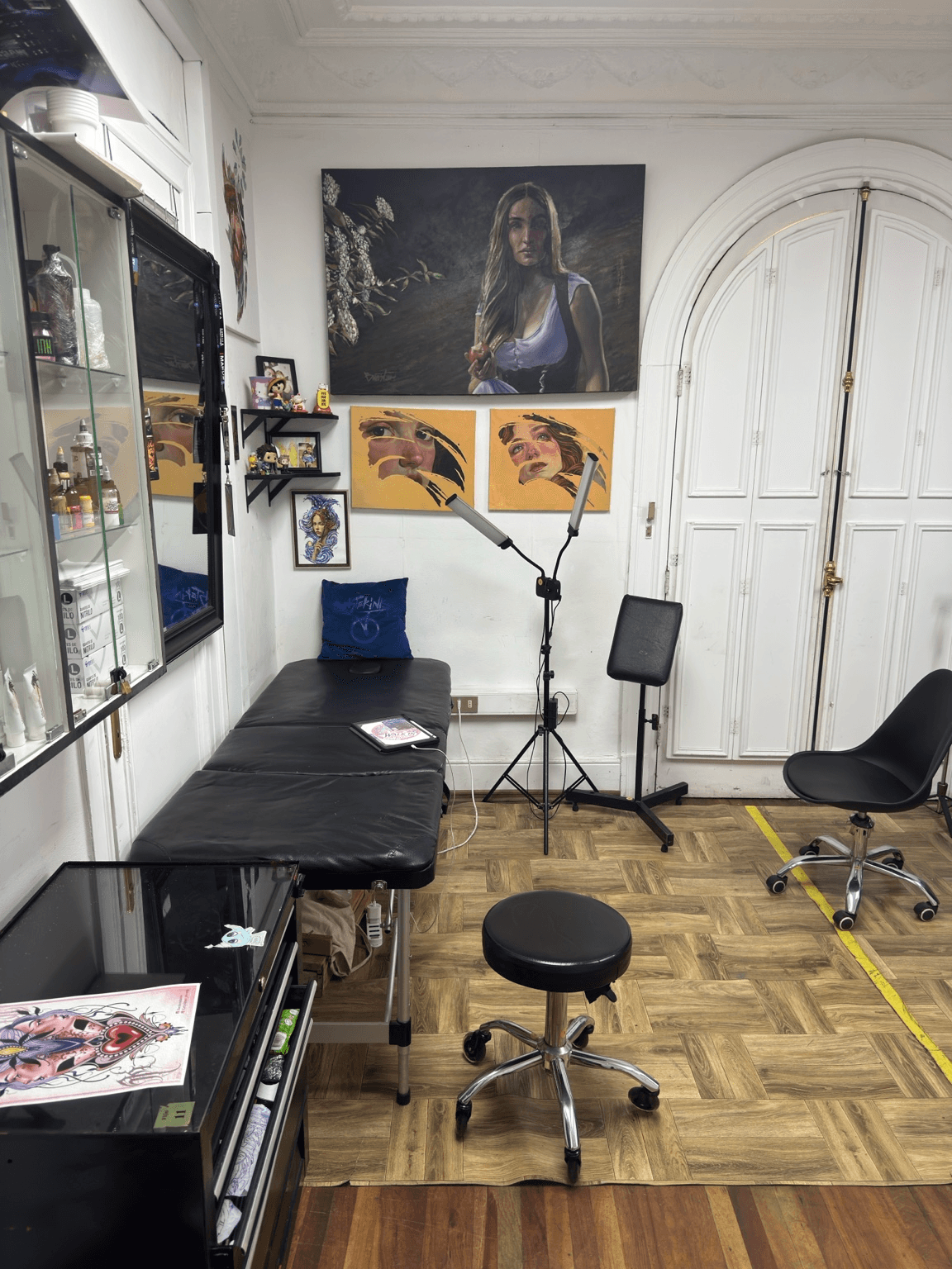 Zona de tatuaje del estudio