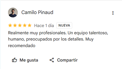Testimonio de Google 4