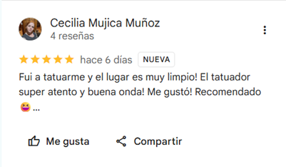 Testimonio de Google 7